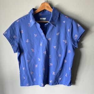 Columbia Blue Women's Jersey Top